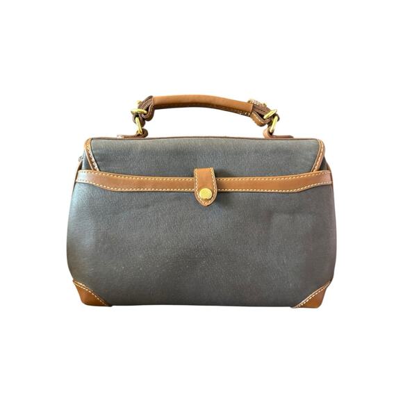 Vintage Charles Hubert Top Handle Satchel Shoulder Bag Strap Leather Gold Brown - Picture 6 of 10